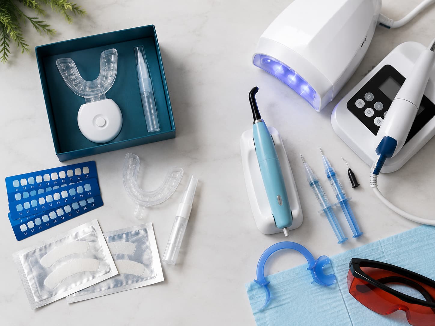 Comparison of home teeth whitening kits versus professional dental whitening