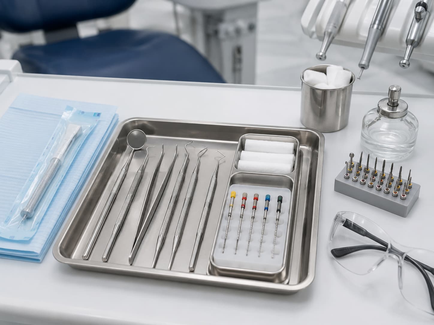 Root canal treatment procedure steps at Elysian Dental Care Kondapur