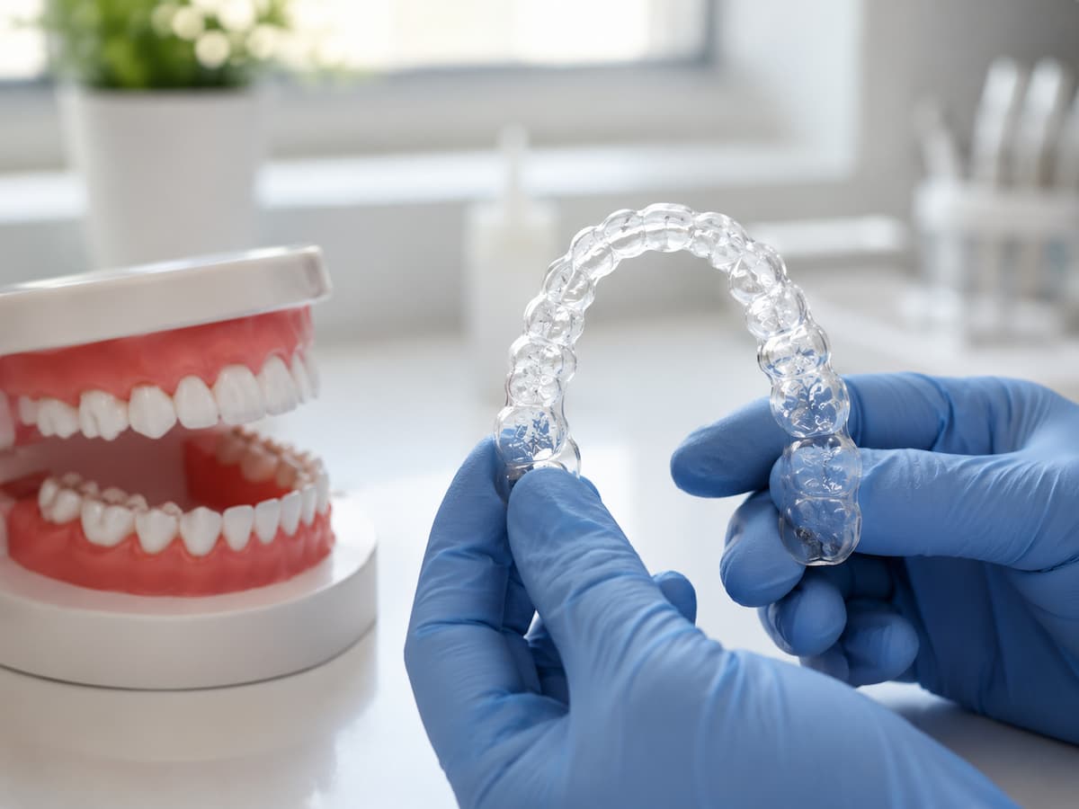 Invisalign clear aligner trays and consultation at Elysian Dental Care, Kondapur